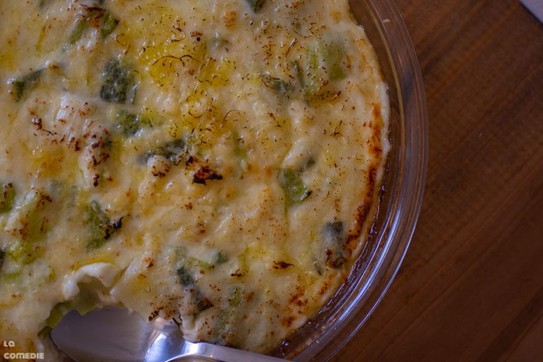 ねぎのグラタン